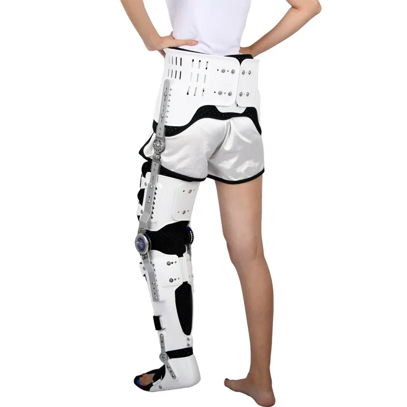 Bone knee and ankle joint adjustable walking brace fixed brace for tendonitis sprain fracture