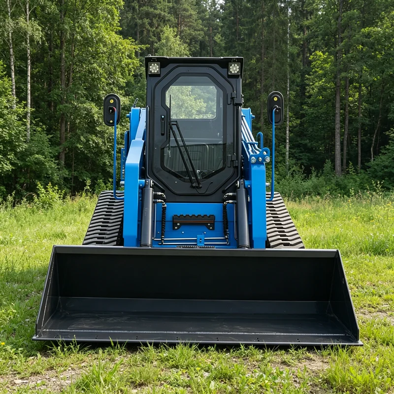 

Customized Heavy Duty Tracked Skid Steer Loader Diesel Multifunctional Garden Loader Track For Agricultural Construction Use