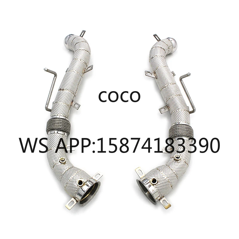 McLaren Downpipe Exhaust Pipe, COC Competition Performance Pipe for 540C 570S 570GT 2015-2018