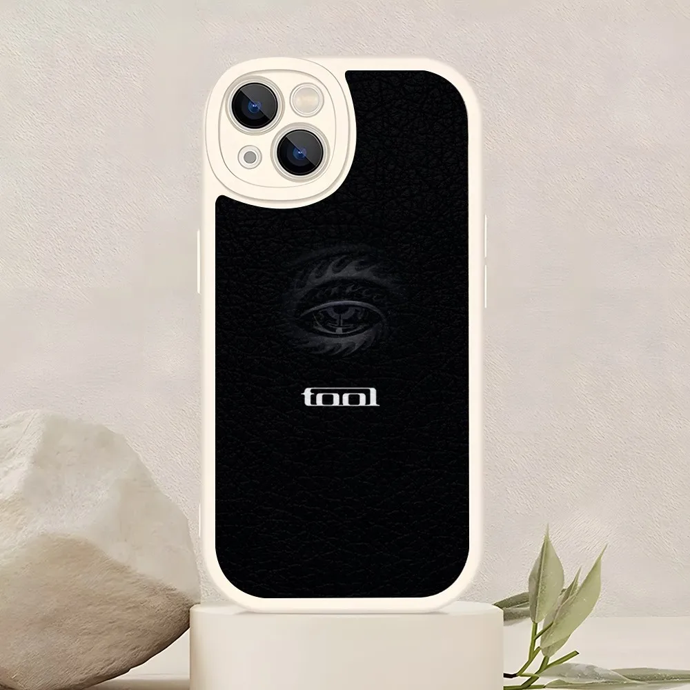 Tool band rock music Phone Case For iPhone 15 14 11 12 13 Pro Max Mini X XR XS 7 8 Plus Lens Protection Painted Upholstered