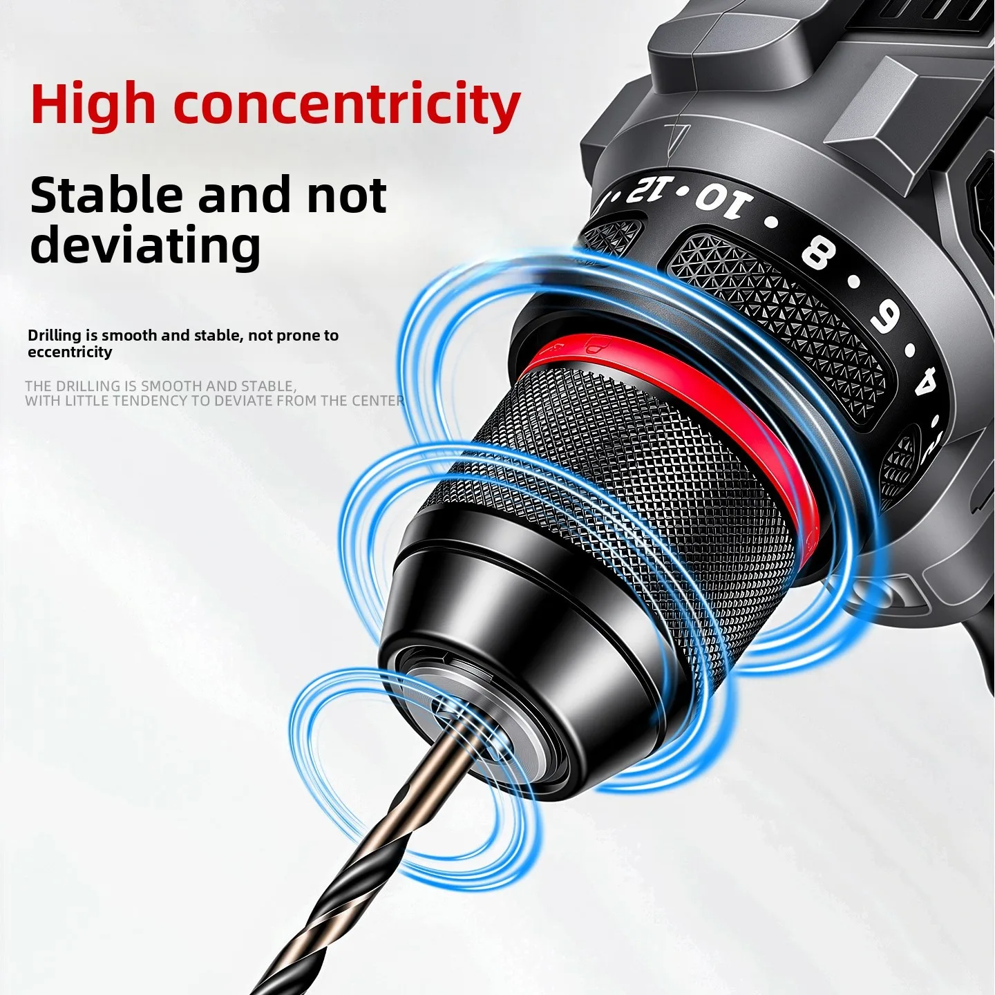 1pc Metal Keyless Drill Chuck,0.8~10mm1.5~13mm,3Jaw Ratchet Self-Lock Chuck,For Electric Hand Drill,Cordless Drill&Lithium Drill gallery 2