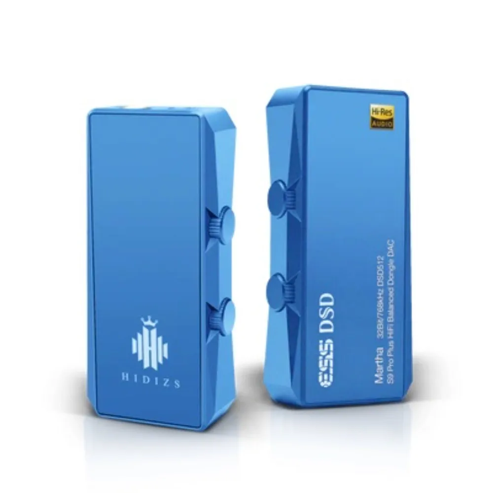 Hidizs S9 Pro Plus Martha HiFi Balanced Dongle USB DAC AMP Headpone Amplifier ES9038Q2M Hi-Res Audio DSD512 3.5mm 4.4mm Audirect