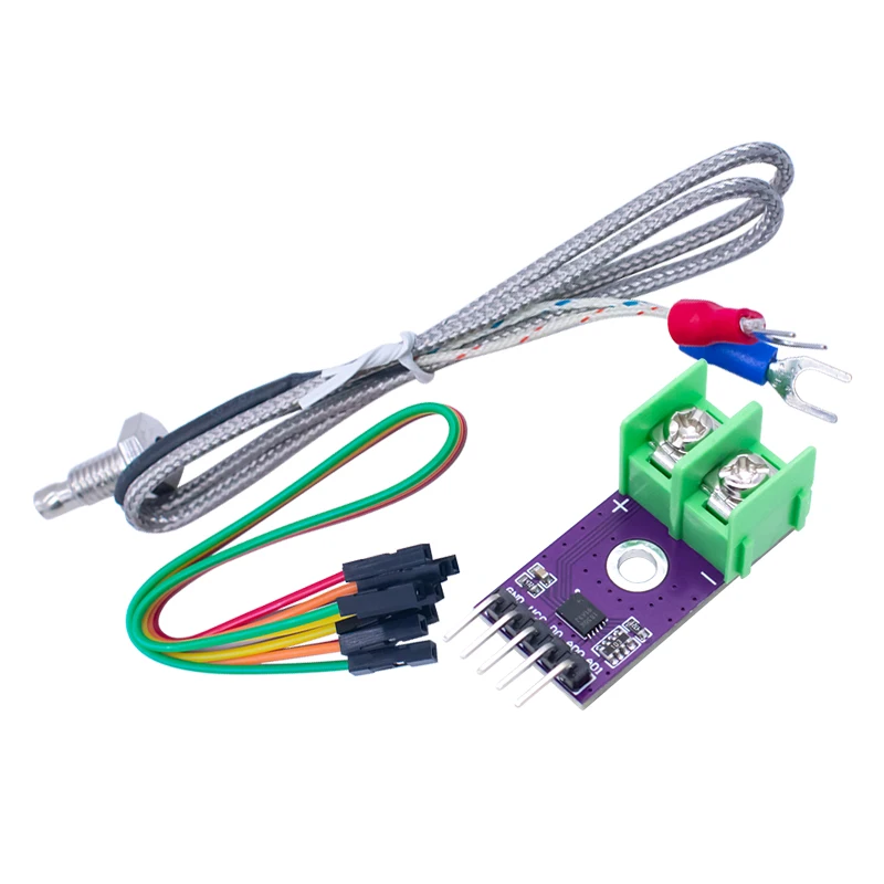 MAX31850 MAX6675 K,J,N,T,E thermocouple module temperature measurement acquisition and detection sensor