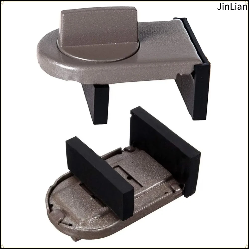 No-Drill Sliding Door Lock, Anti-Theft Safety Latch,Child Safety Lock for Sliding Windows, High-Rise Anti-Fall Limiter