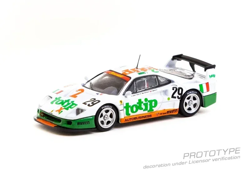 Tarmac Works 1:64 F40 LM 24h of Le Mans 1994 Race No29 Diecast Model Car