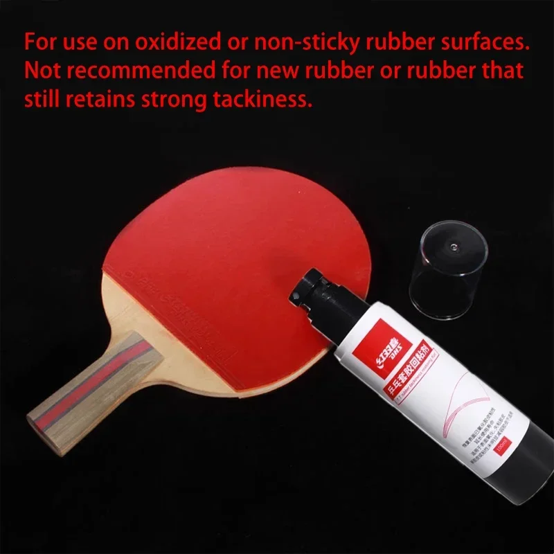 

Table Tennis Rubber Tackiness Restoring Ping Pong Rubber Glue Surface Nutrient Solution to Restore Stickiness Extend Lifespan