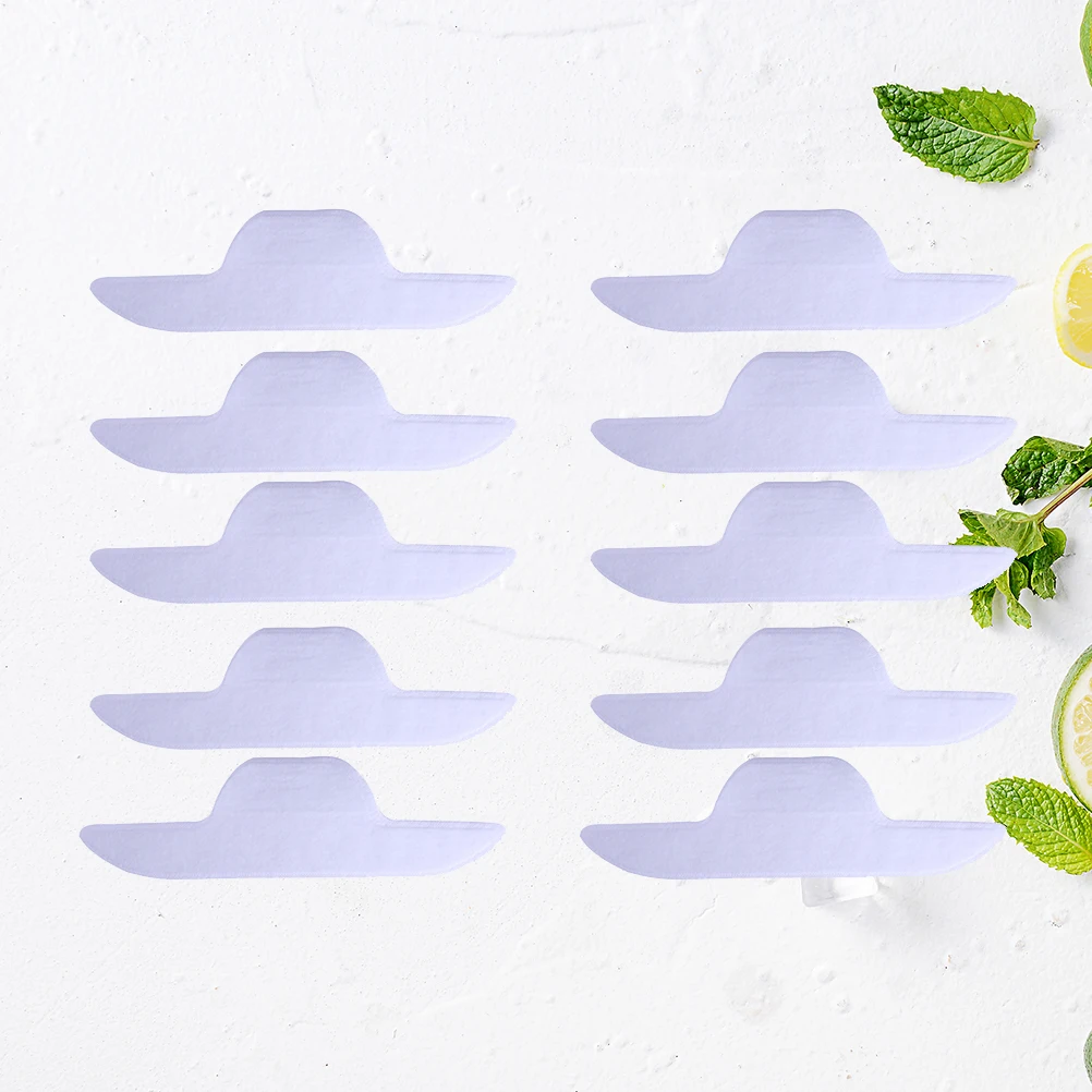 แผ่นซับเหงื่อคอแบบใช้แล้วทิ้ง 10 ชิ้น แผ่นซับเหงื่อแบบติดเอง ซึมซับเหงื่อ ระงับกลิ่นกาย สำหรับผู้ชายและผู้หญิง