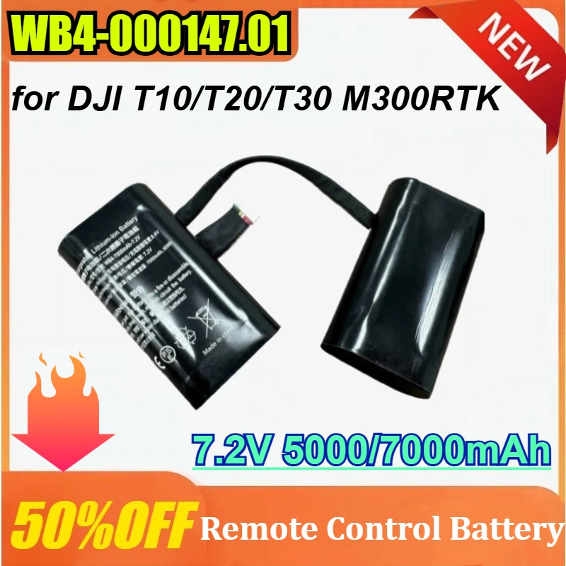 

New WB4-000147.01 7.4V 5000/7000mAh for DJI T10/T20/T30 M300RTK Remote Control Battery Agricultural Plant Protection Drones