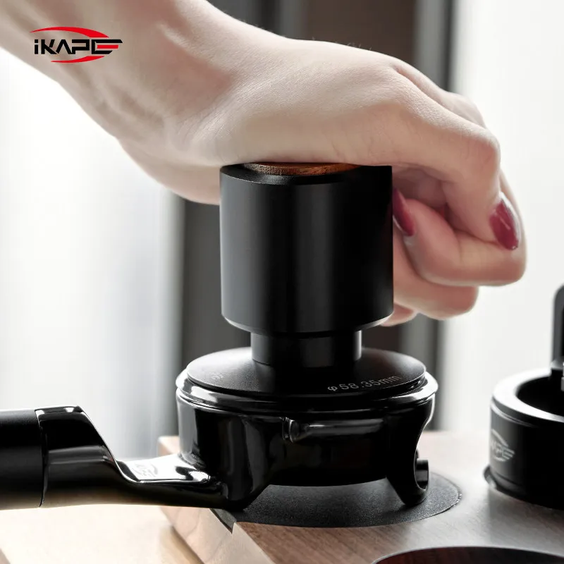 IKAPE Jihao Series Geometric Constant Force Coffee Tamper Replaceable Spring Impact Espresso Press