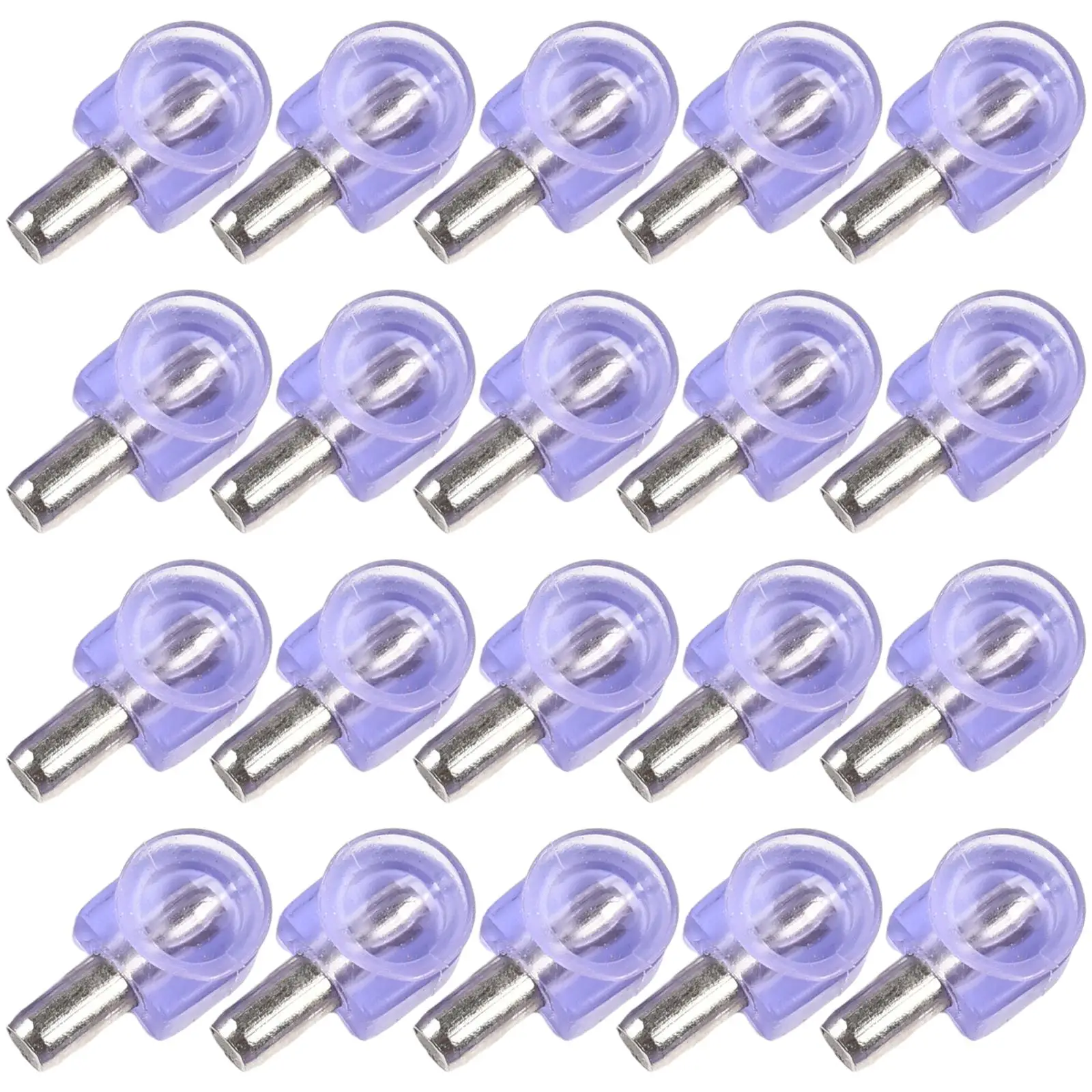 Pins Shelf Support Pegs 20 Pcs 23x13mm Iron And Rubber Secure Hold Stability Suction Cup Brand New High Quality