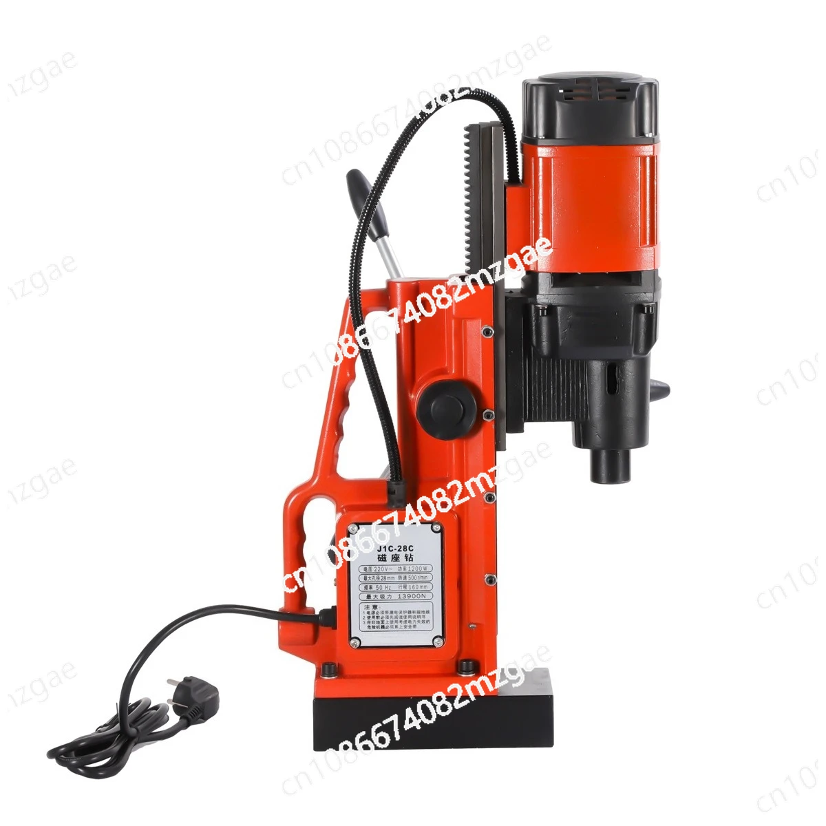 Industrial grade magnetic seat drill J1C-28C tapping drill speed regulation forward and reverse coring hollow drilling
