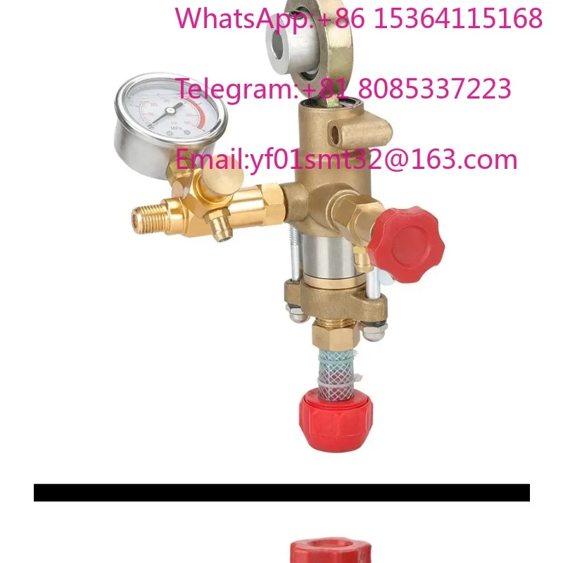 DSY pressure test pump accessories manual press pressure gauge pump body inlet pipe large gasket gasket check valve