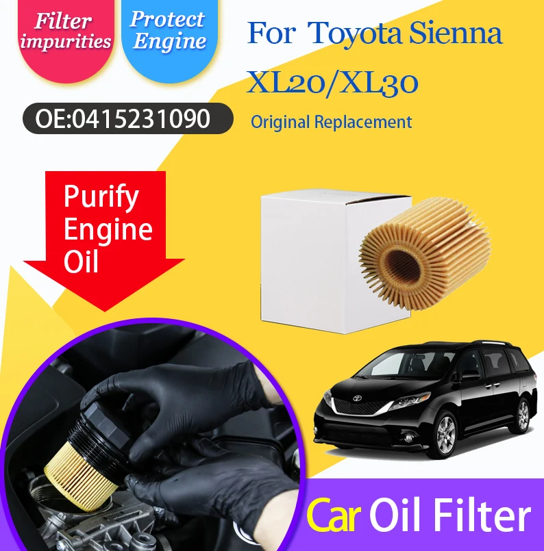 

Car Fuel Filter For Toyota Sienna XL20 XL30 2004~2020 0415231090 Transmission Solvent Ol i Filter Replacement Auto Accessories