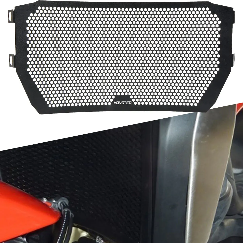 

For DUCATI MONSTER 821/1200/1200S 2014 2015 2016 Motorcycle Radiator Grille Guard Oil Cooler Cover Protector Monster 821 1200 S