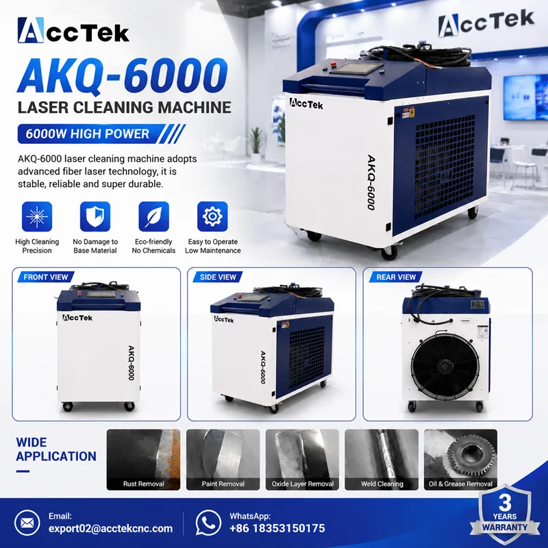 2000w 3000W 6000w Laser Cleaning Machine Rust Removal Oil Dust Paint Remover Handheld Fiber Lazer Cleaner Mini Cabinet