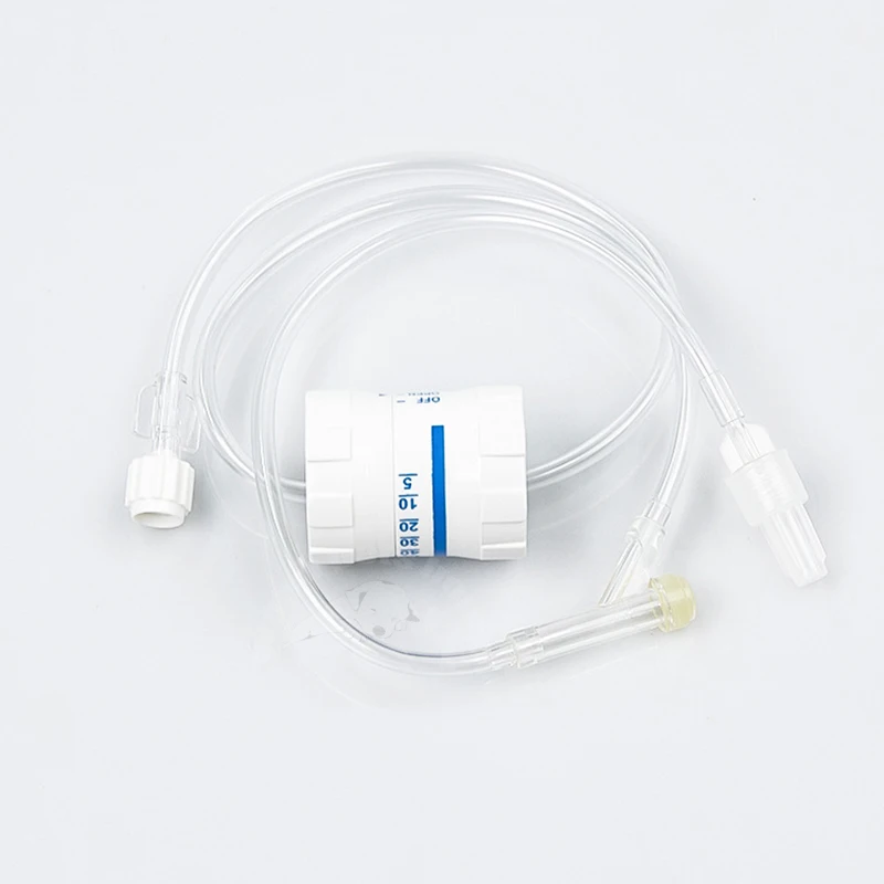 IV Flow Regulator Infusion Extension Tube with Micro Regulator Precision Flow Extension Tube Medical Consumables