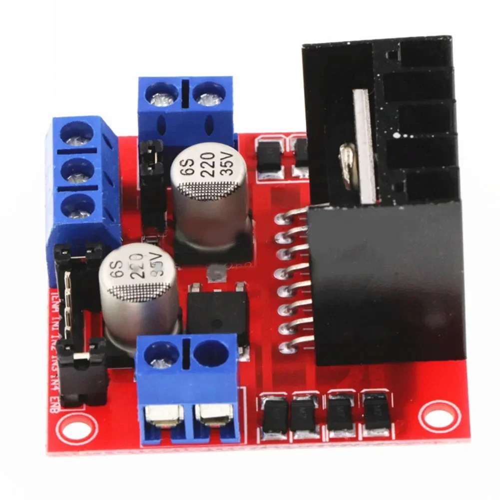 L298N มอเตอร์โมดูล DC Stepper Motor Controller สําหรับหุ่นยนต์รถ 5V H สะพานไดรฟ์ 25W สําหรับแหล่งจ่ายไฟ