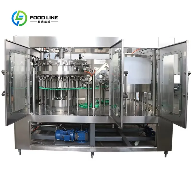 Customized Easy-to-Operate Full Automatic Carbonated Beverage Bottling Production Line Filling Machines