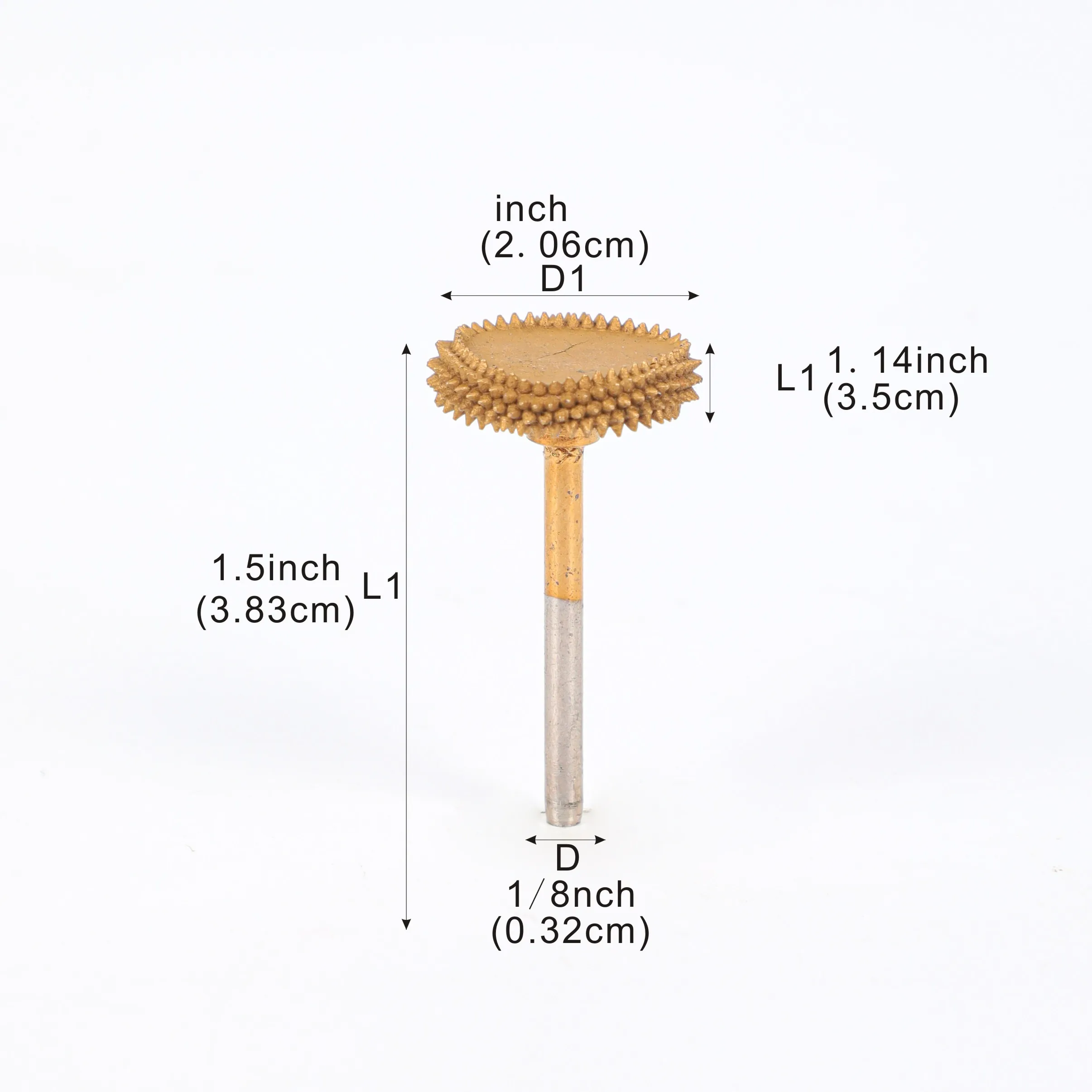 

Extreme Rotary Saw Burr 1/8" Shaft - Very Coarse Wood Carving Bit for Dremel Fast Cutting for Grooves Power Carving