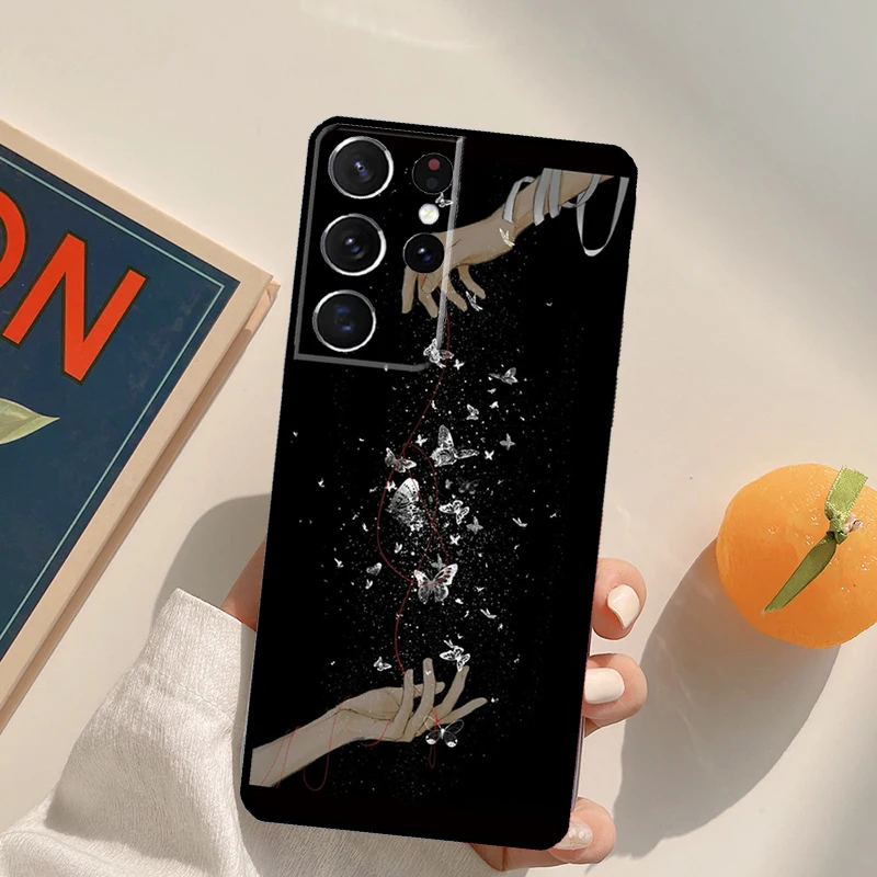 مو داو زو شي الحال بالنسبة لسامسونج غالاكسي S21 S22 S23 الترا S8 S9 S10 نوت 10 زائد نوت 20 الترا S20 FE Coque