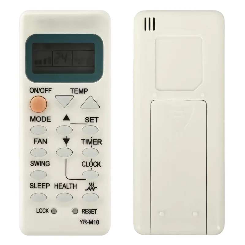 The YM-M10 is suitable for Haier air conditioner remote controllers for cabinet and wall-mounted units, ready to use directly.