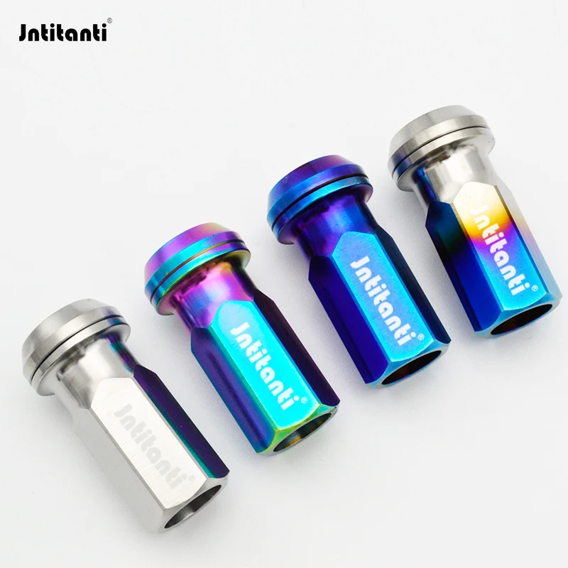 

Jntitanti шестигранное плавающее конусное сиденье с открытым концом Gr.5, титановая гайка M12x1,5 для Toyota Honda Mazda Mitsubishi Buick Ford Acura