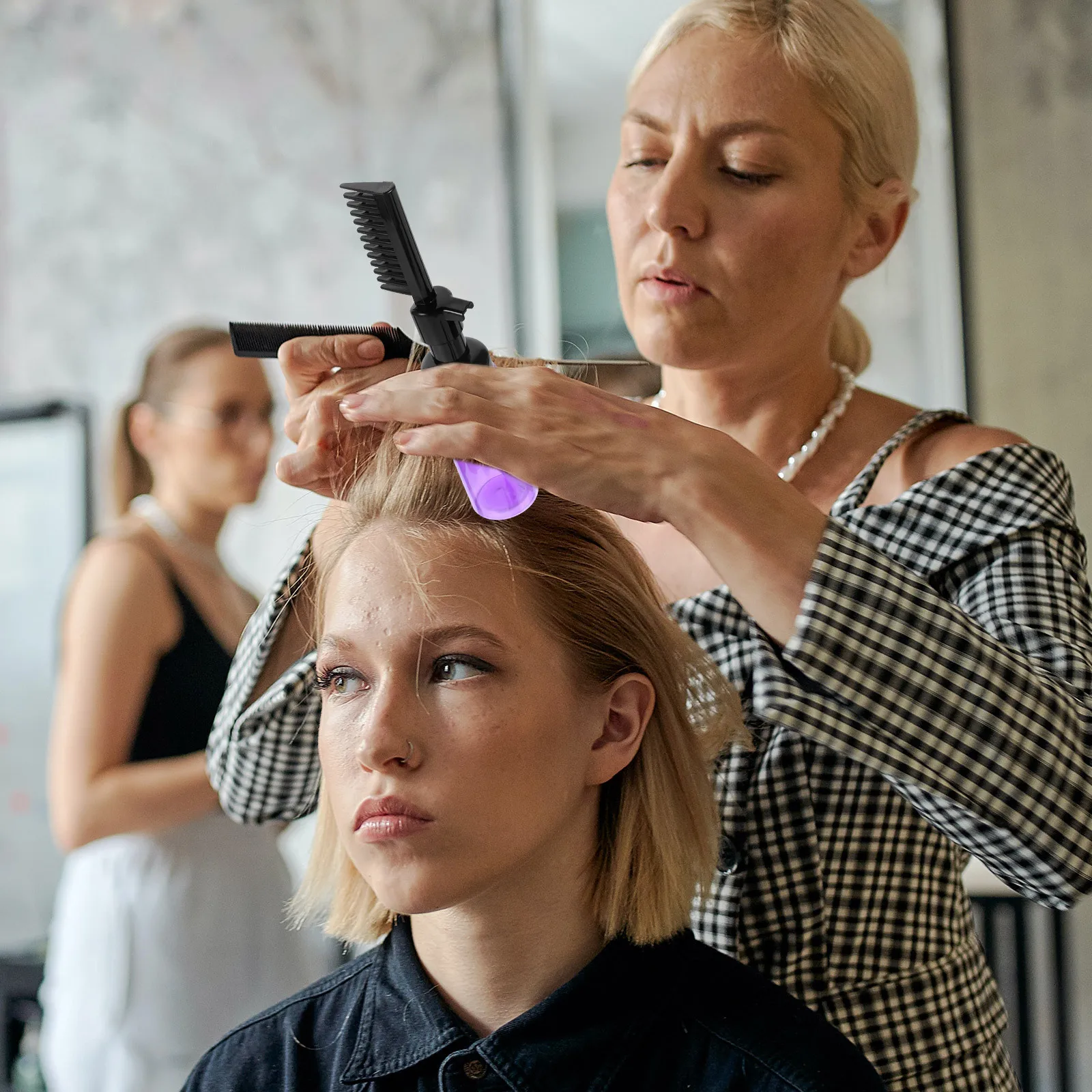 

Набор из 3-х флаконов-расчесок для окрашивания волос, салонный аппликатор, съемный дозатор для окрашивания волос, подходит для окрашивания корней