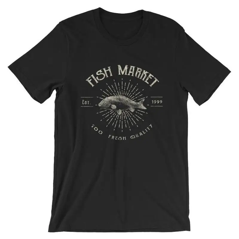 

Fish Market T Shirt 100 Cotton Premium NEW