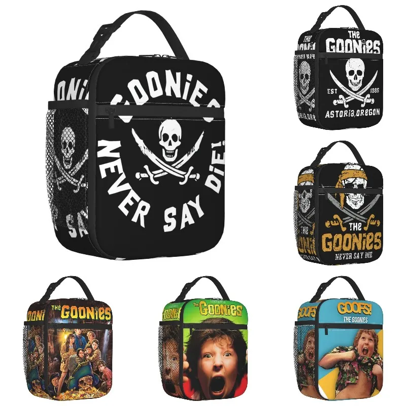 The Goonies Thermal Insulated Lunch Bag Never Say Die Sloth Portable Lunch Tote for Outdoor Camping Multifunction Food Box