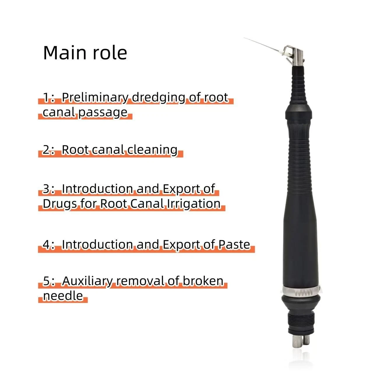 ทันตกรรม Sound Wave Handpiece ทําความสะอาดเครื่องทําความสะอาดทันตกรรมแบบนิวเมติก