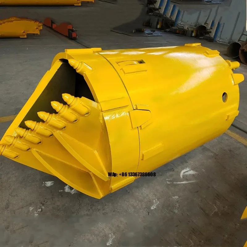 1200MM Foundation Drilling Rig Rock Soil Tools  Auger Drill Bits Bucket Clam Soil Drilling Bucket with Teeth