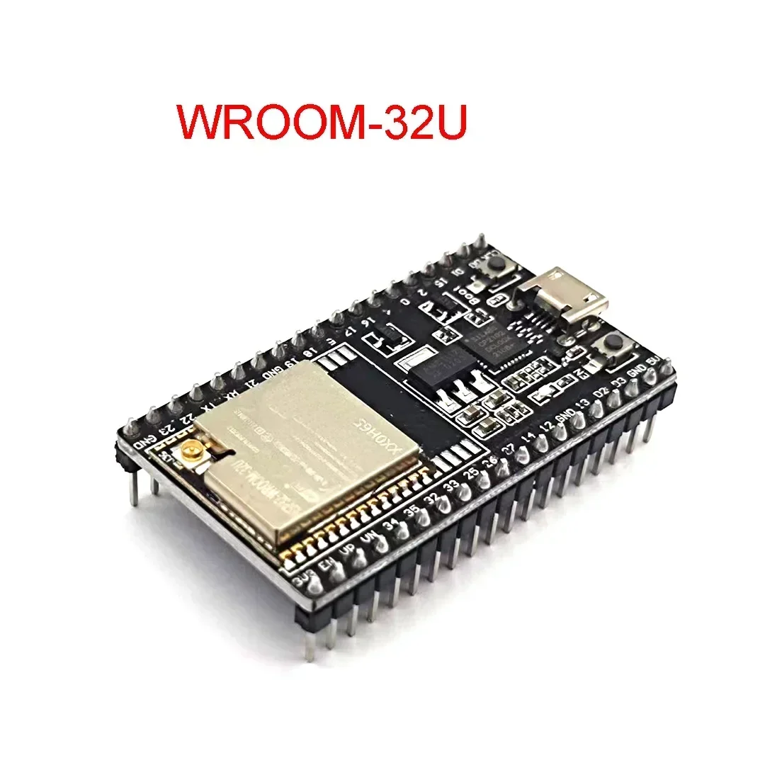 ESP32-WROOM-32U DevKitC WiFi Bluetooth IoT-ontwikkelbord met 2.4G-antenne en Arduino+-compatibel voor draadloos programmeren