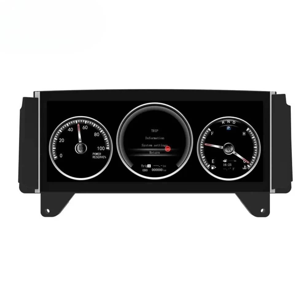 12.3inch IPS Screen Car Dashboard Speedometer For Rolls-Royce Phantom 2004-2013 LCD Digital Instrument Cluster