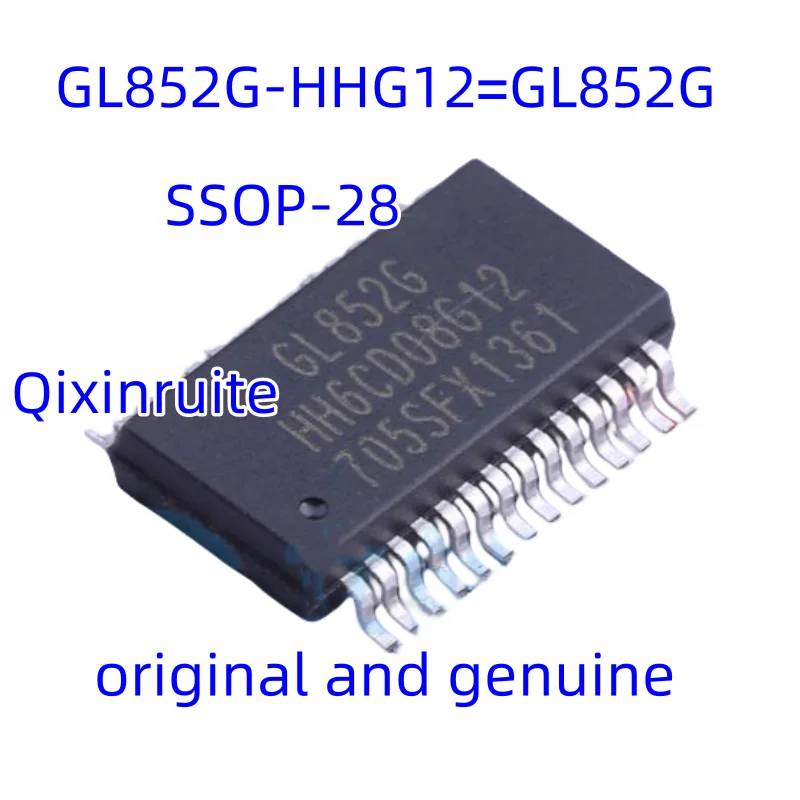 Qixinruite New genuine GL852G-HHG12=GL852G SMT SSOP-28 USB main control chip IC