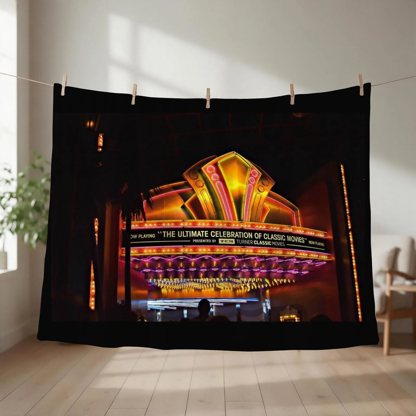 The Ultimate Celebration of Classic Movies Throw Blanket couch cozy soft plush fuzzy picnic outdoor blanket