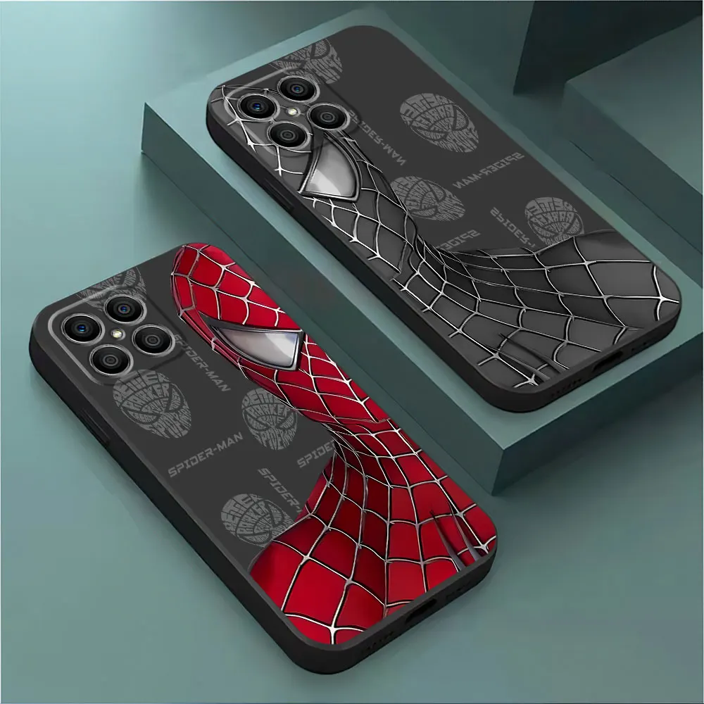 Marve Venom l SpiderMan Case for Honor 70 X9a X8 X8a 90 Pro X6a X7 X6 8X Magic5 Lite Magic5 Capa Matte Cover Black Soft