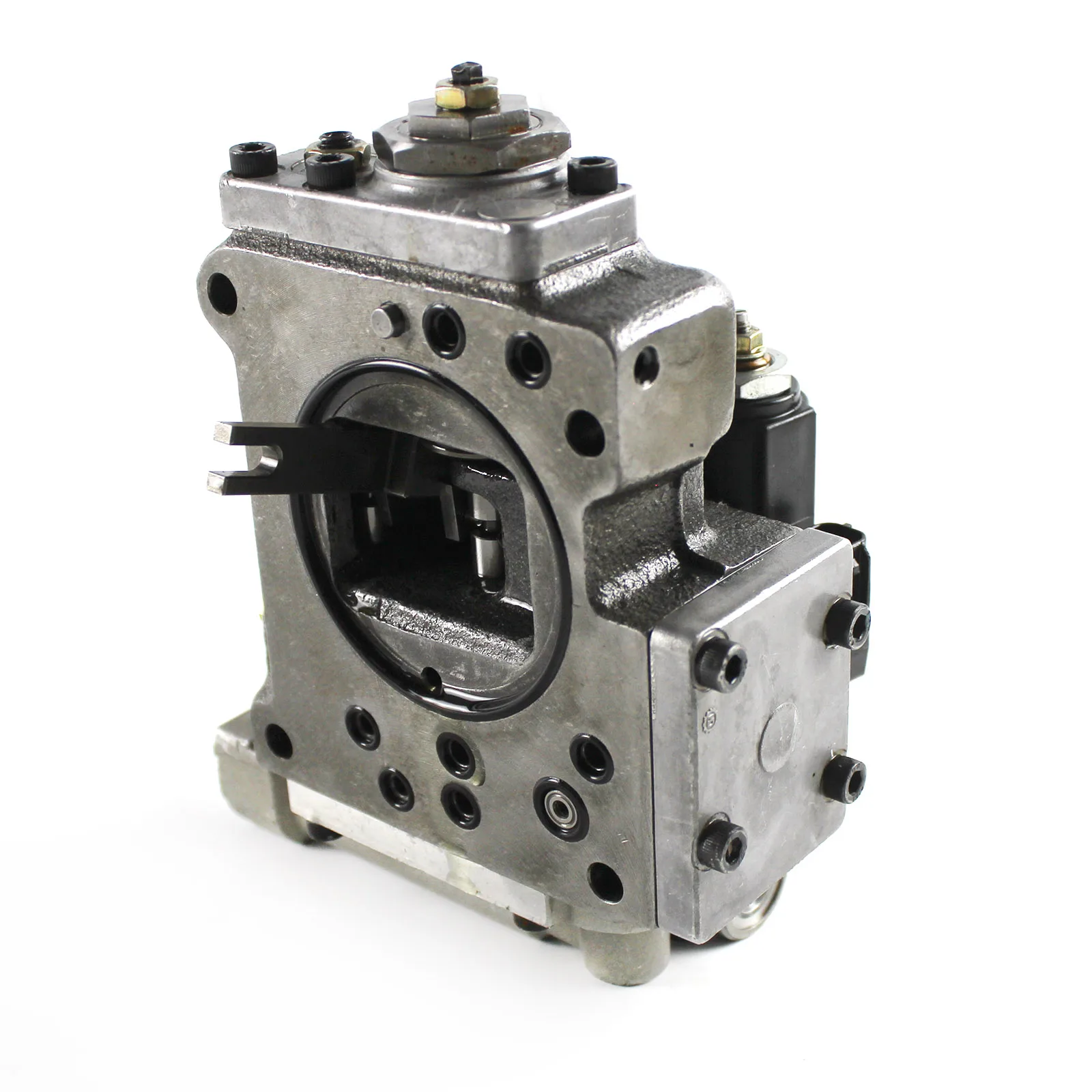 Hydraulic Pump Regulator with Solenoid Valve LQ10V01004F1 For Kobelco SK200-6E SK250-6E SK200-7 Excavator