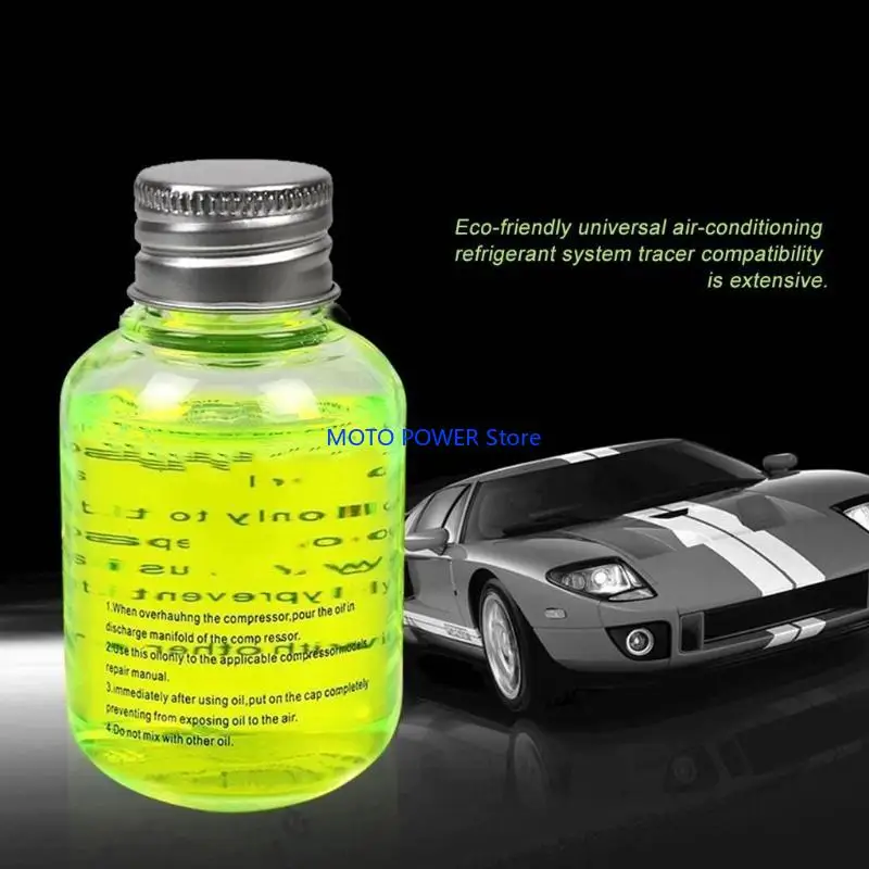 

G7ND Профессиональный автомобильный кондиционер, детектор утечек, краска, 60 мл, УФ-краска, флуоресцентная краска, испытательный