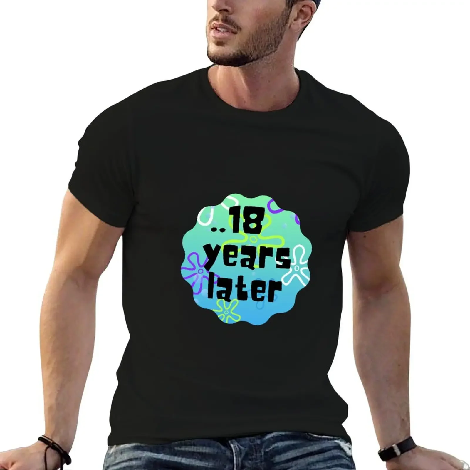 18 years later T-Shirt customs oversized t shirt oversized graphic tee t shirts for men