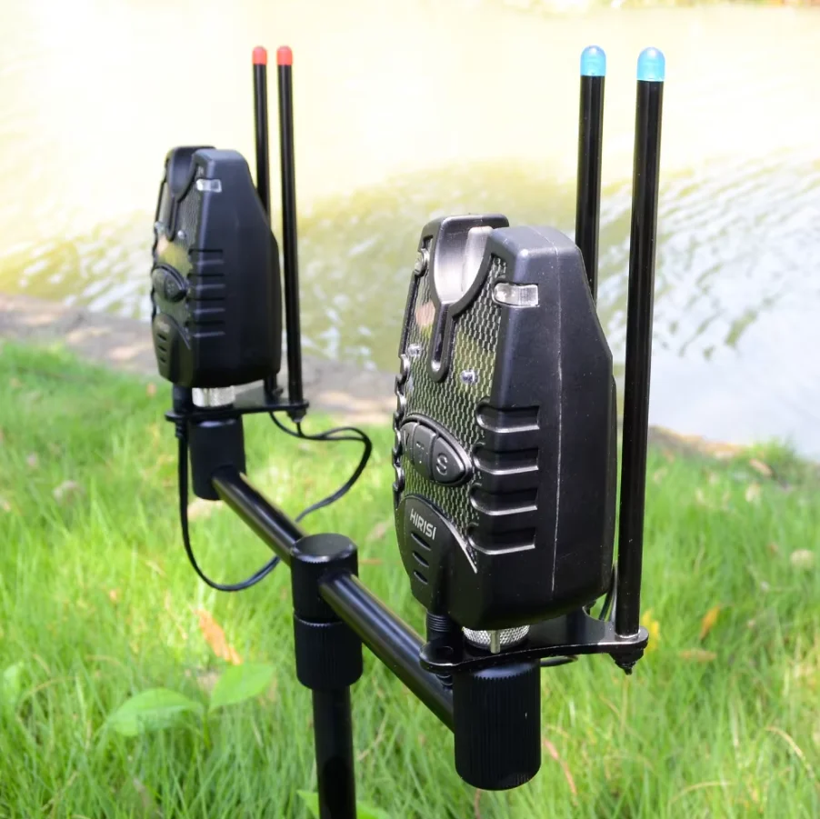 Hirisi Carp Fishing Snag Ear Bar for Bite Alarms 4Color LED Light Indicator Quick Installation Carp Angling Bite Alarm Accessory - view 3