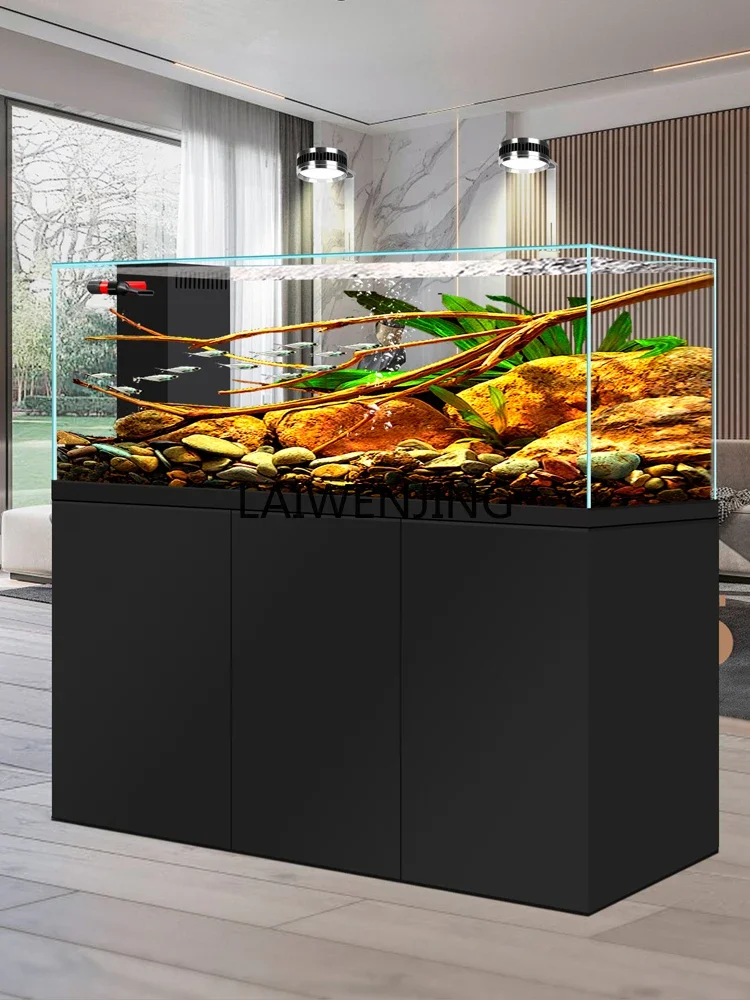 HLZ bottom filter water-free fish tank new ecological landscaping aquarium industrial wind