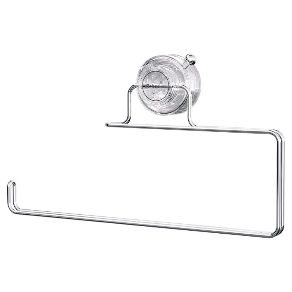 

Strong Suction Cup Kitchen Tissue Holder Rotated Rust-proof Cling Film Storage Rack Space Saving Large load-bearing