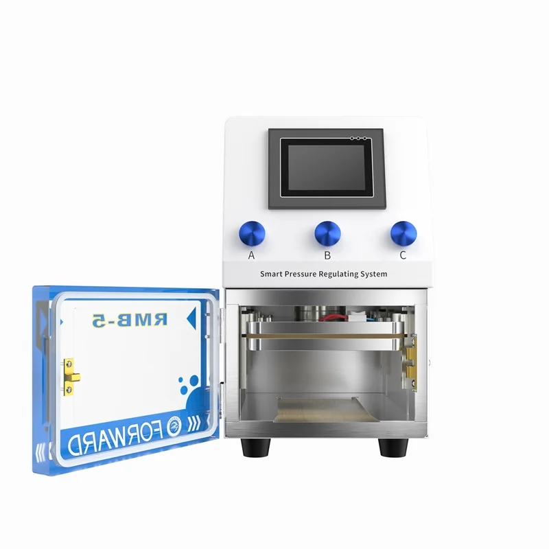 إلى الأمام إصلاح الهاتف الخليوي الزجاج الترقق RMB-5 الذكية تنظيم الضغط حافة تغليف الأوتوكلاف OCA آلة التصفيح #6