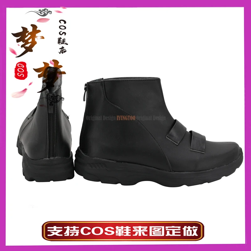 Kamen Rider Specter Karakter Anime Sepatu Cosplay Sepatu Bot Properti Kostum Pesta