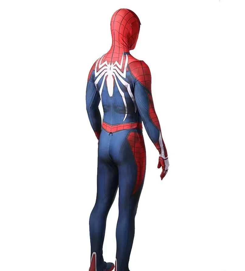 PS4 insonniac Spiderman Cosplay supereroe 3D stampato Spandex Costume PS4 Spiderman Zentai vestito abiti Costume di Halloween adulto