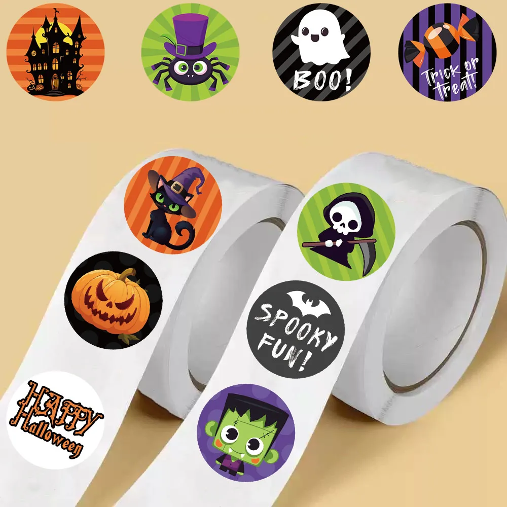 500/2500 SZTUK Naklejek na Halloween, Naklejki na Laptopa, Bagaż, Personalizacja, Deskorolka, Do Salonu, Do Domu, Naklejki Harajuku