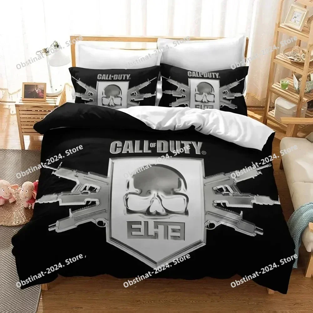 New Game Call Of Duty Bedding Set Printed single Comforter Quilt Bed Cover Duvet Cover Pillow Case 3 Pieces Sets Kids Adult Size