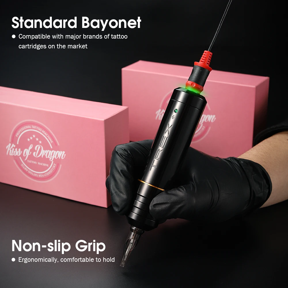 قلم آلة الوشم TREX RCA محرك Mabuchi قوي وهادئ لتوريد بطانة الوشم وتظليلها