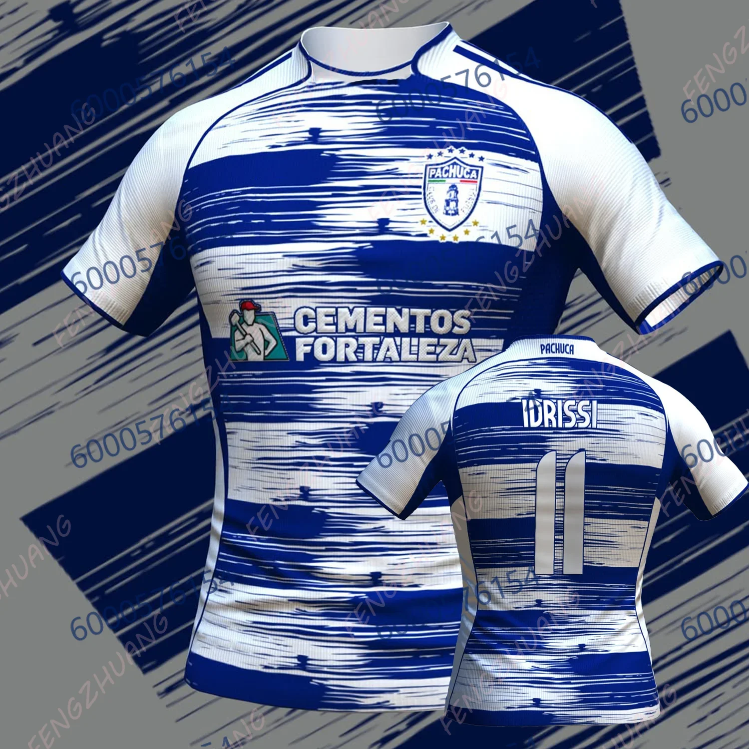 Nuevo 2025 Pachuca Cementos Fortaleza Concept Kit Juniors Camiseta de fútbol de secado rápido al aire libre Camiseta holgada clásica