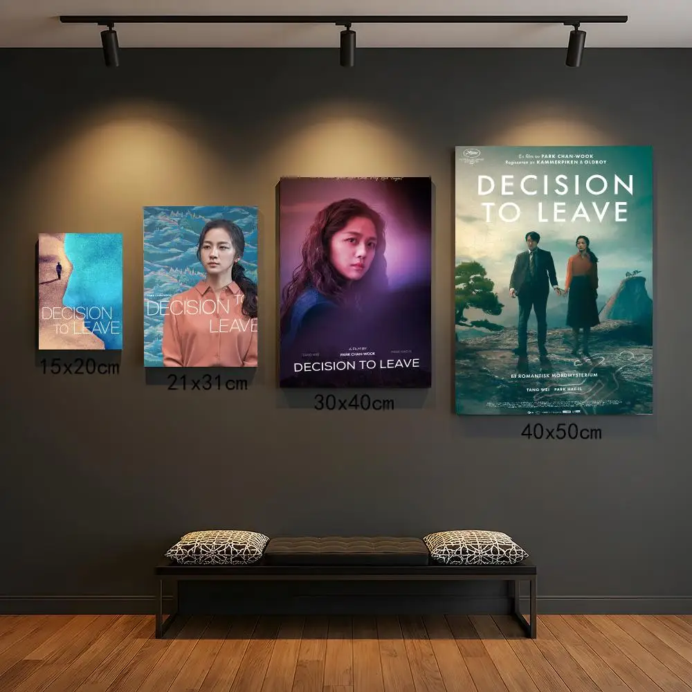 classic movie D-Decision to Leave-E Painting Calligraphy Elegant Botanical Decor for Living Room Modern Interior Design